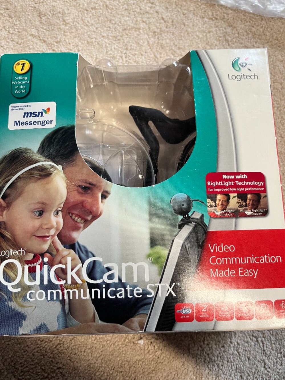 Logitech QuickCam Communicate STX Webcam USB 2.0